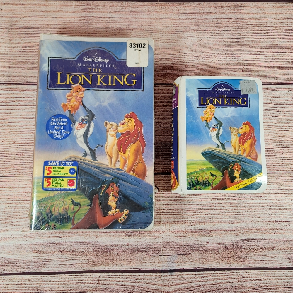 Disney The Lion King VHS